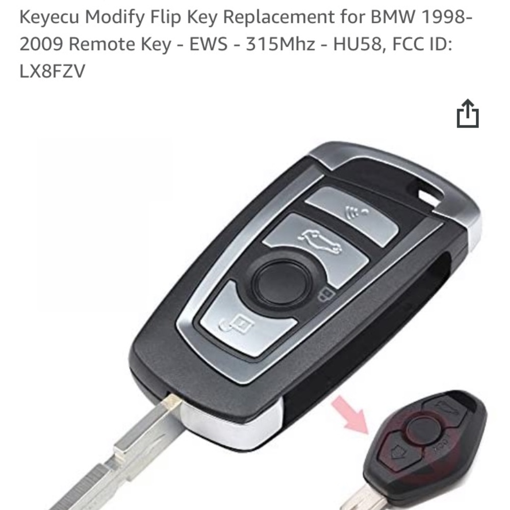 Replacement key fob